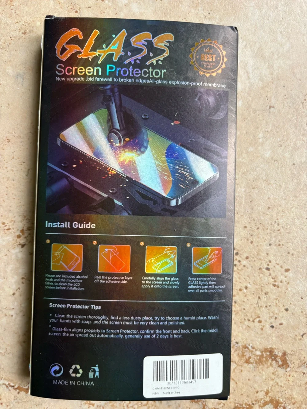 iPhone 16 Pro Protective Glass Kit